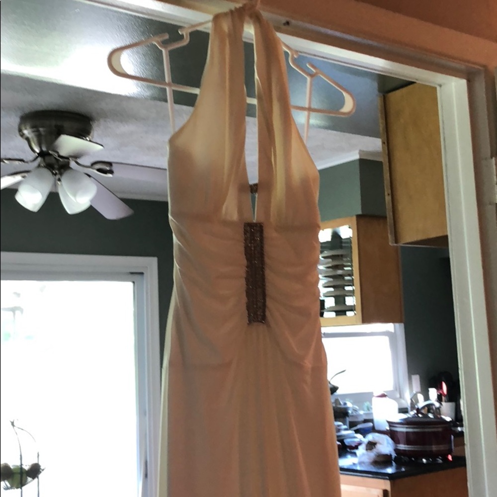 White Scott McClintock dress